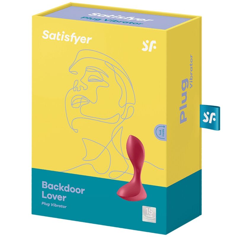 SATISFYER - BACKDOOR LOVER BOUCHON VIBRANT