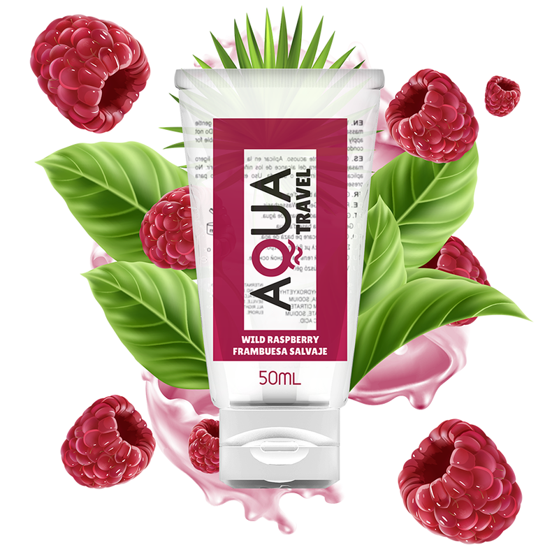 AQUA TRAVEL - LUBRIFIANT À BASE D'EAU SAVEUR FRAMBOISE SAUVAGE