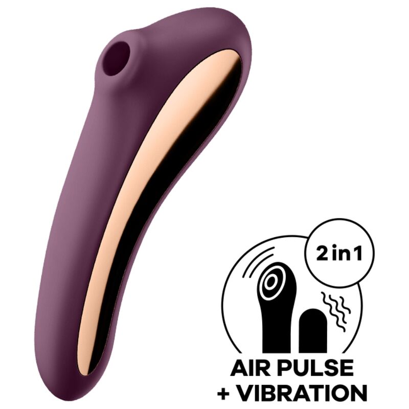 SATISFYER - DUAL KISS AIR PULSE VIBRATEUR