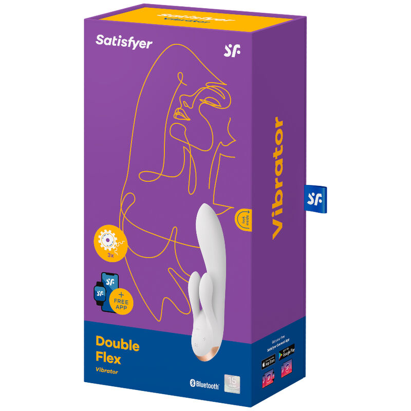 SATISFYER - DOUBLE FLEX VIBRATEUR APPLICATION