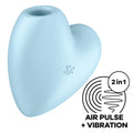SATISFYER - CUTIE HEART STIMULATEUR & VIBRATEUR AIR PULSE