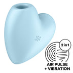 SATISFYER - CUTIE HEART STIMULATEUR & VIBRATEUR AIR PULSE