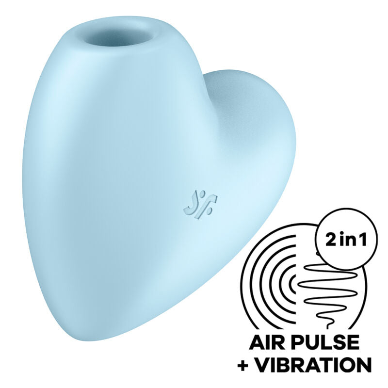 SATISFYER - CUTIE HEART STIMULATEUR & VIBRATEUR AIR PULSE