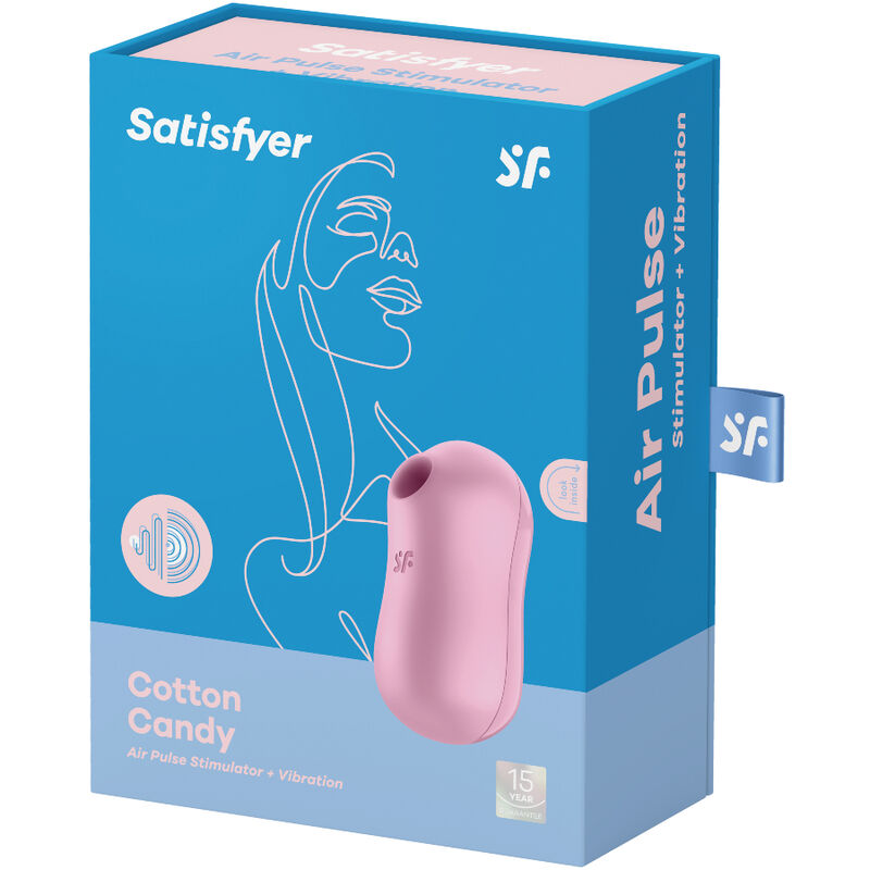 SATISFYER - COTTON CANDY STIMULATEUR & VIBRATEUR AIR PULSE