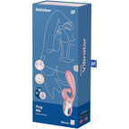 SATISFYER - APPLICATION VIBRATEUR HUG ME RABBIT ROSE