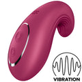 SATISFYER - VIBRATEUR  POSER DIPPING DELIGHT ROUGE