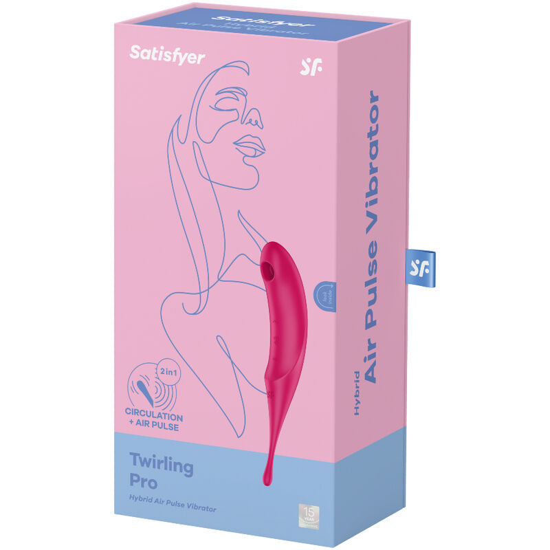 SATISFYER - TWIRLING PRO STIMULATEUR & VIBRATEUR AIR PULSE