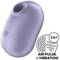 SATISFYER - PRO TO GO 2 DOUBLE AIR PULSE