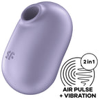 SATISFYER - PRO TO GO 2 DOUBLE AIR PULSE