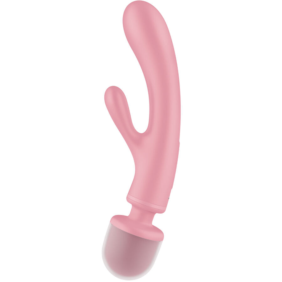 SATISFYER - TRIPLE LOVER MASSEUR VIBRATEUR LAPIN