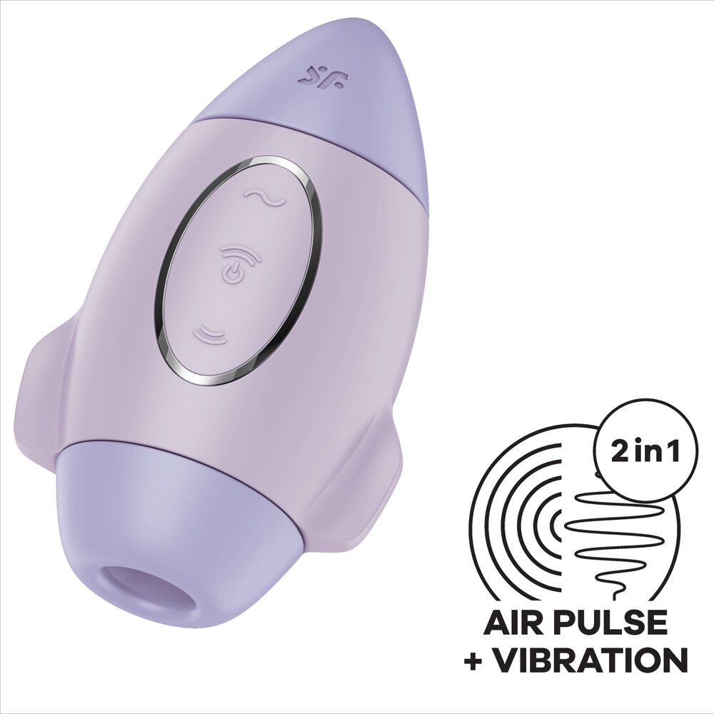 SATISFYER - MISSION CONTROL PETIT VIBRATEUR DOUBLE IMPULSION
