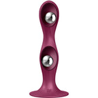 SATISFYER - DOUBLE BALL-R GODE EN SILICONE