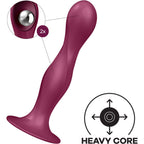 SATISFYER - DOUBLE BALL-R GODE EN SILICONE
