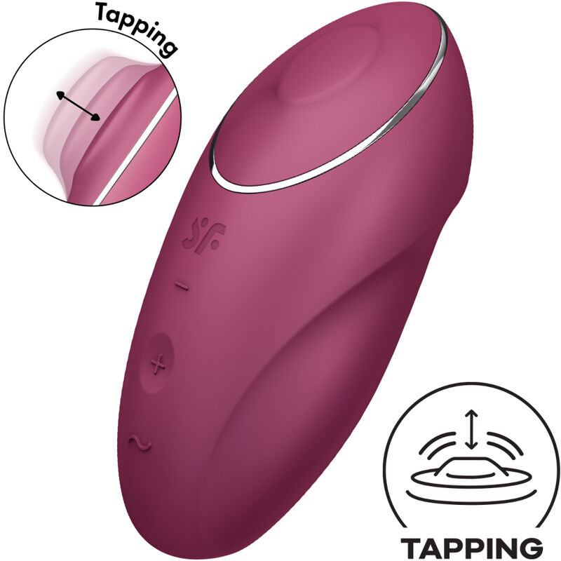 SATISFYER - TAP & CLIMAX 1 VIBRATEUR LAY-ON