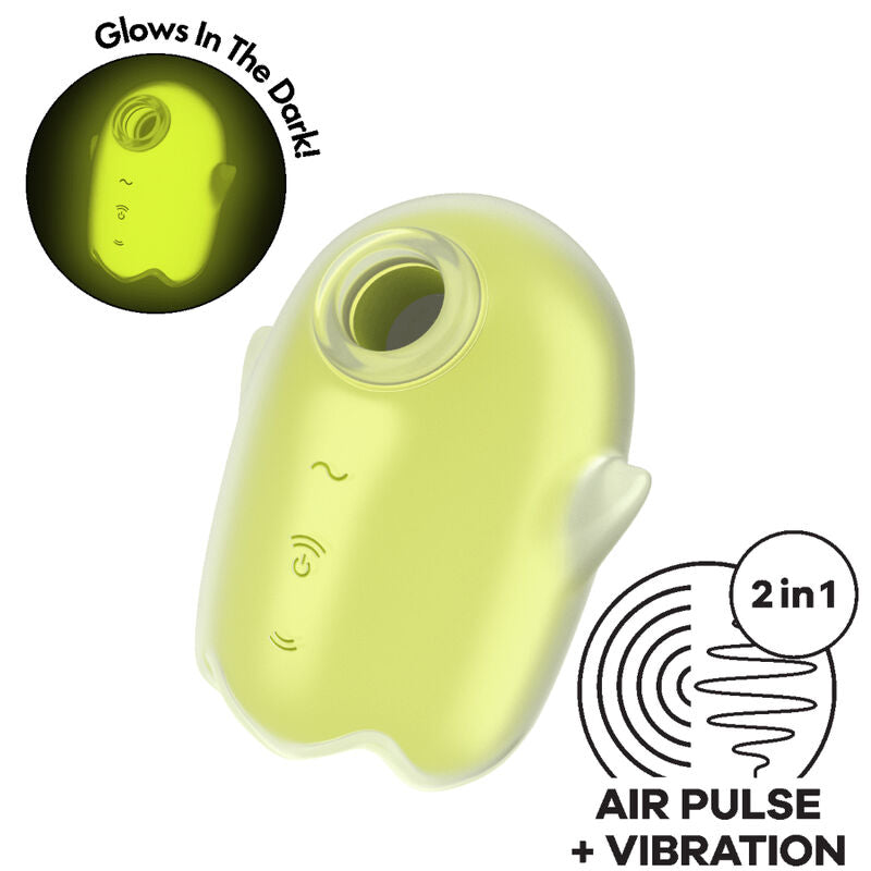 SATISFYER - GLOWING GHOST AIR PULSE & VIBRATEUR