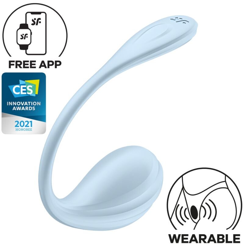 Satisfyer Pétale Lisse Bleu Ciel