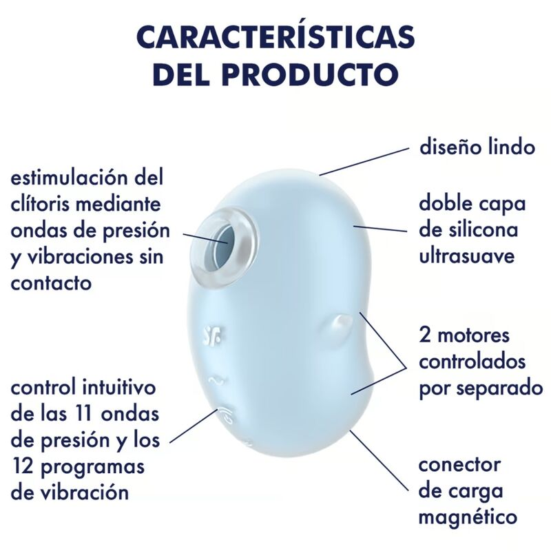 SATISFYER - CUTIE GHOST VIBRATEUR POSER