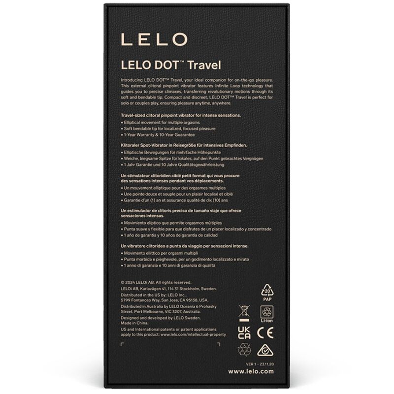 LELO - DOT TRAVEL STIMULATEUR DE CLITORIS