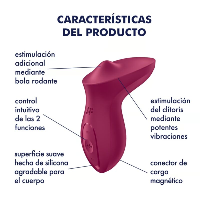 SATISFYER - EXCITERRR VIBRATEUR À POSER SUR LE CLITORIS