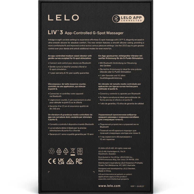 LELO - LIV 3 STIMULATEUR DE POINT G