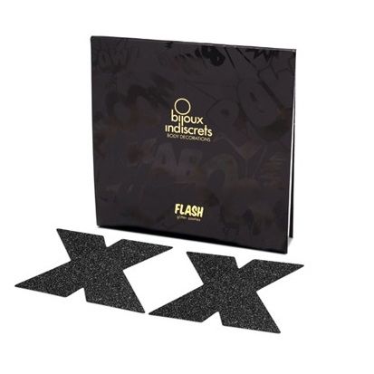 BIJOUX INDISCRETS - CACHE-TETONS CROIX NOIR