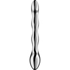 SATISFYER - COSMIC CREST 2 GODEMICHET DOUBLE EN ACIER INOXYDABLE