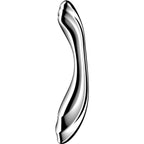 SATISFYER - PURE GRAVITY 2 GODEMICHET DOUBLE EXTRÉMITÉ EN ACIER INOXYDABLE