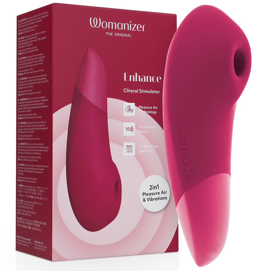 WOMANIZER - ENHANCE STIMULATEUR CLITORAL 2-EN-1