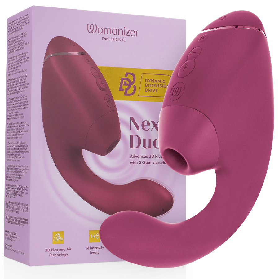 WOMANIZER - DUO NEXT STIMULATEUR CLITORAL ET POINT G