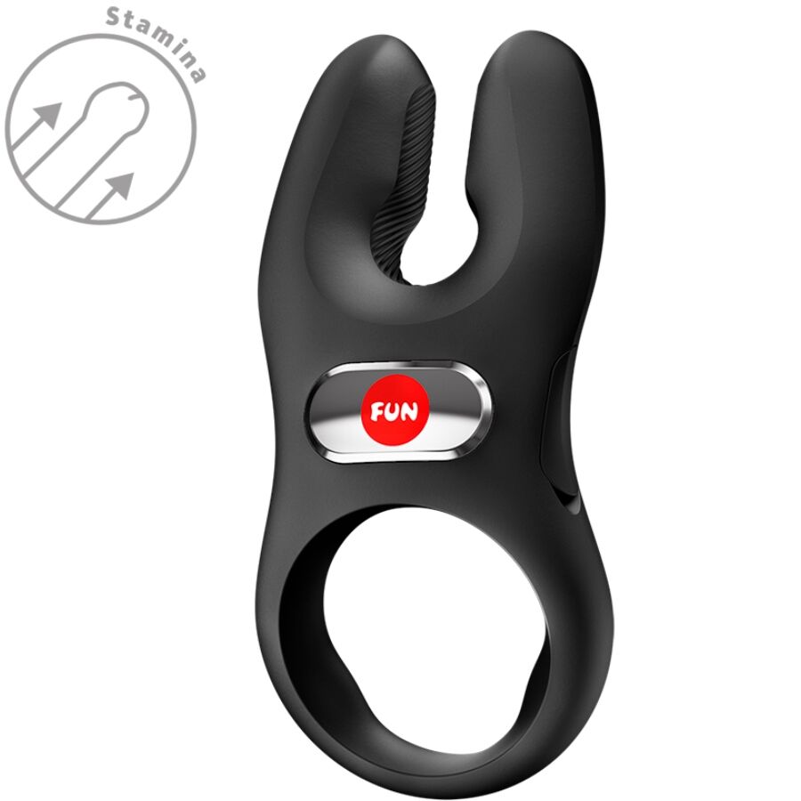 FUN FACTORY - ANNEAU PÉNIS VIBRANT PRO NOS NOIR
