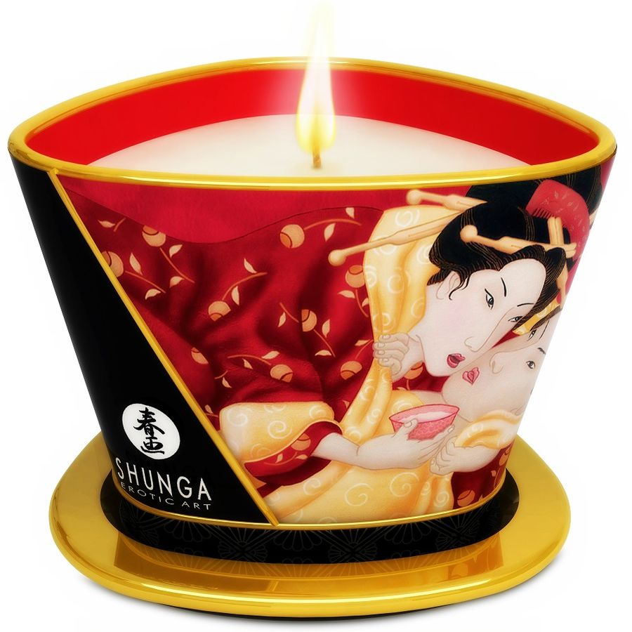 Shunga bougie 170ml Fraise et cava