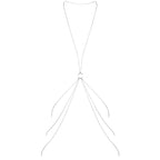 BIJOUX - MAGNIFIQUE CHAÎNES MÉTALLIQUES POUR LE CORPS 8 ARGENT
