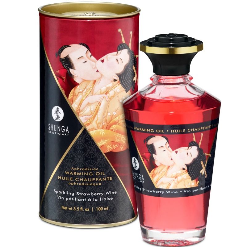 Shunga chaleur Fraises et cava