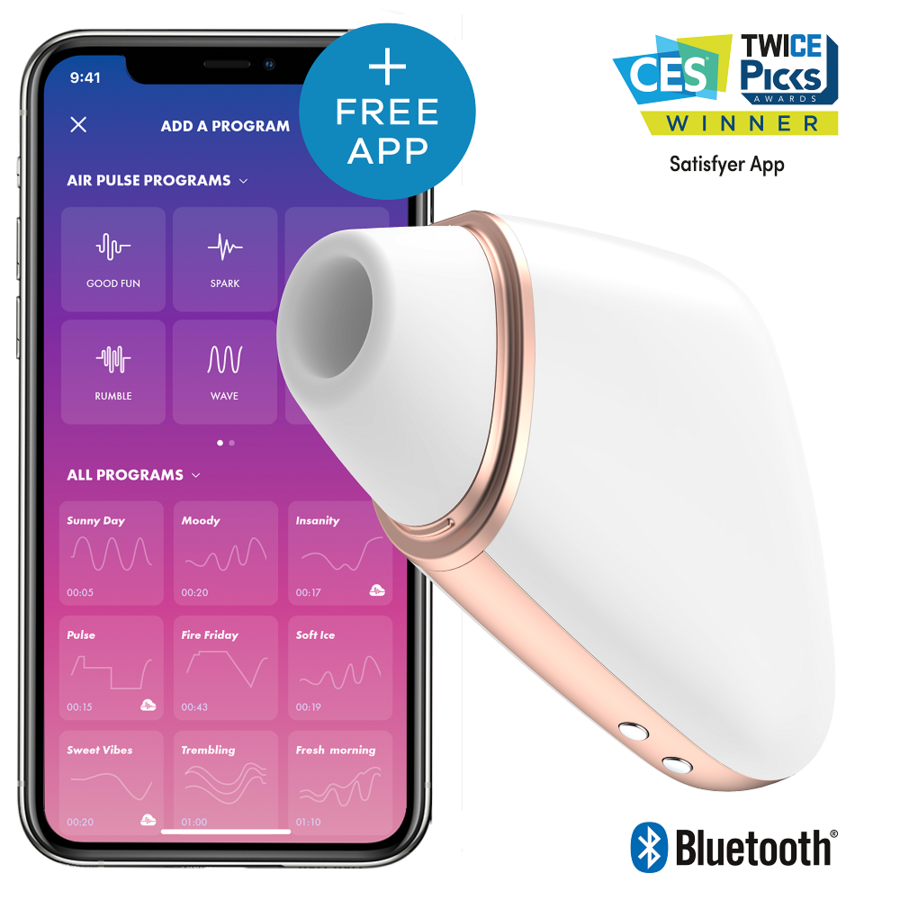 Satisfyer Air Love Triangle Blanc