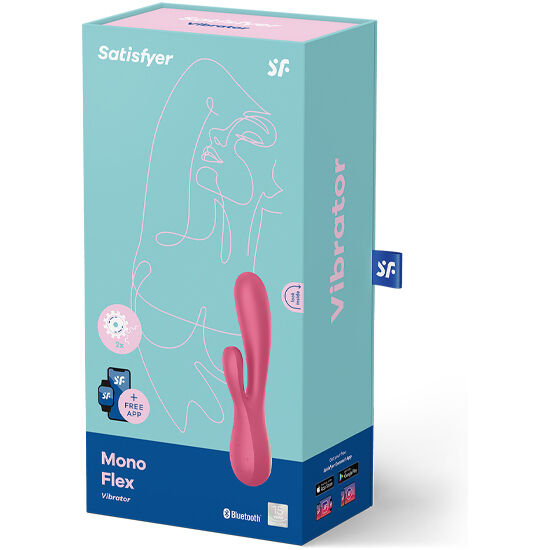 SATISFYER - MONO FLEX VIBRATEUR AVEC APPLICATION