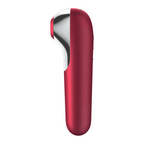 SATISFYER - VIBRATEUR ET ASPIRATION DUAL LOVE AVEC AIR PULSÉ ROUGE