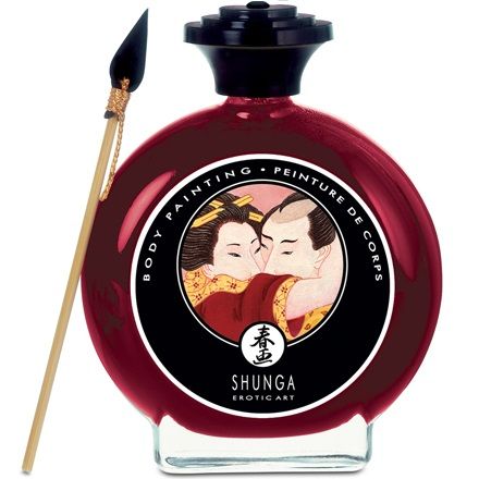 Shunga peinture Fraise et cava